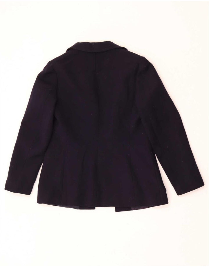 Max Mara Dame 2-delt nederdelsæt IT 44 Medium W26 Marineblå