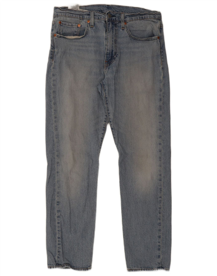 Levi's Herre 502 Straight Jeans W32 L30 Blå Bomuld