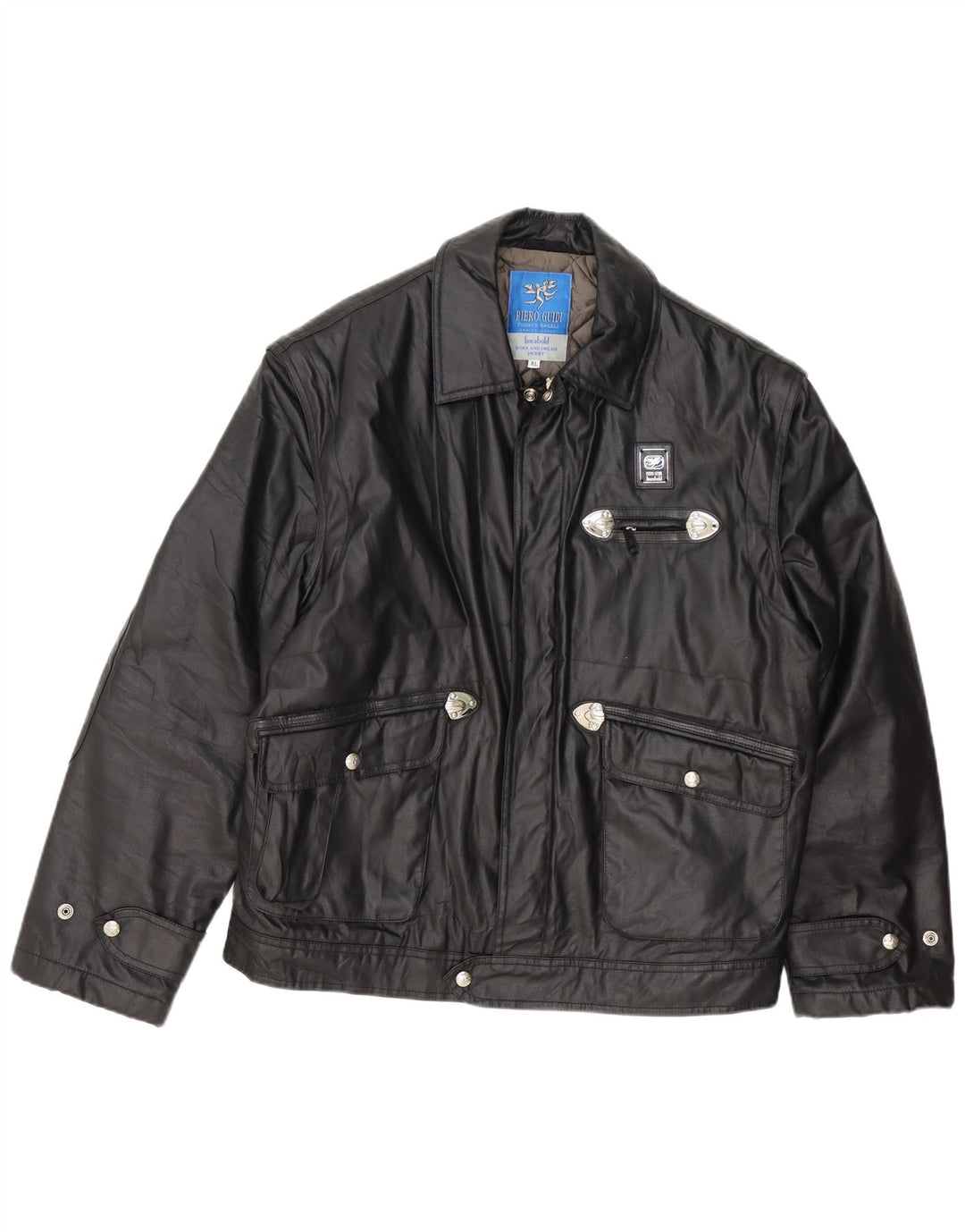 Piero Guidi Herre Utility Jacket UK 42 XL Sort