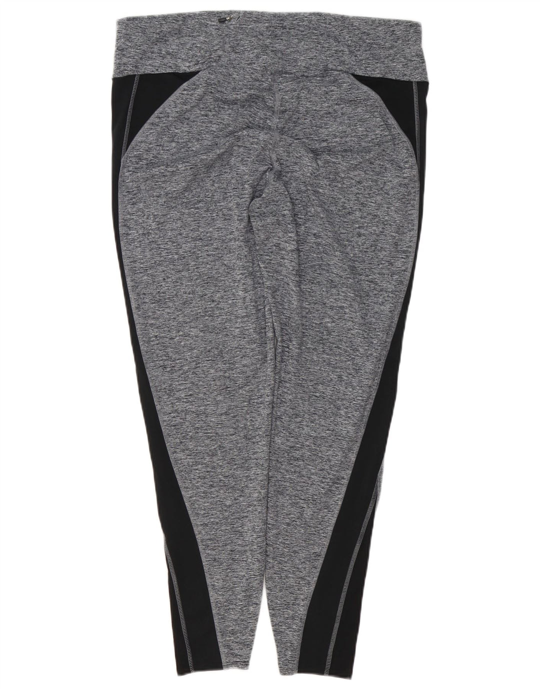MARKS & SPENCER Leggings til kvinder UK 18 XL Grå Colourblock Polyester
