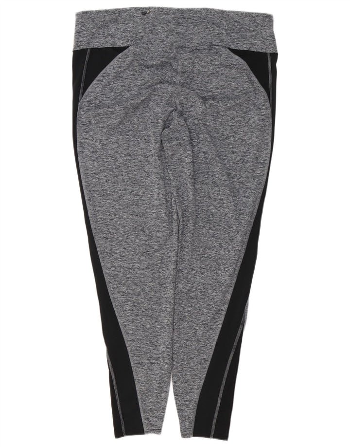 MARKS & SPENCER Leggings til kvinder UK 18 XL Grå Colourblock Polyester