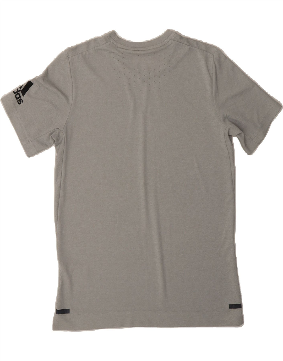 ADIDAS Womens T-Shirt Top UK 14 Medium Grey Polyester Vintage Adidas and Second-Hand Adidas from Messina Hembry 