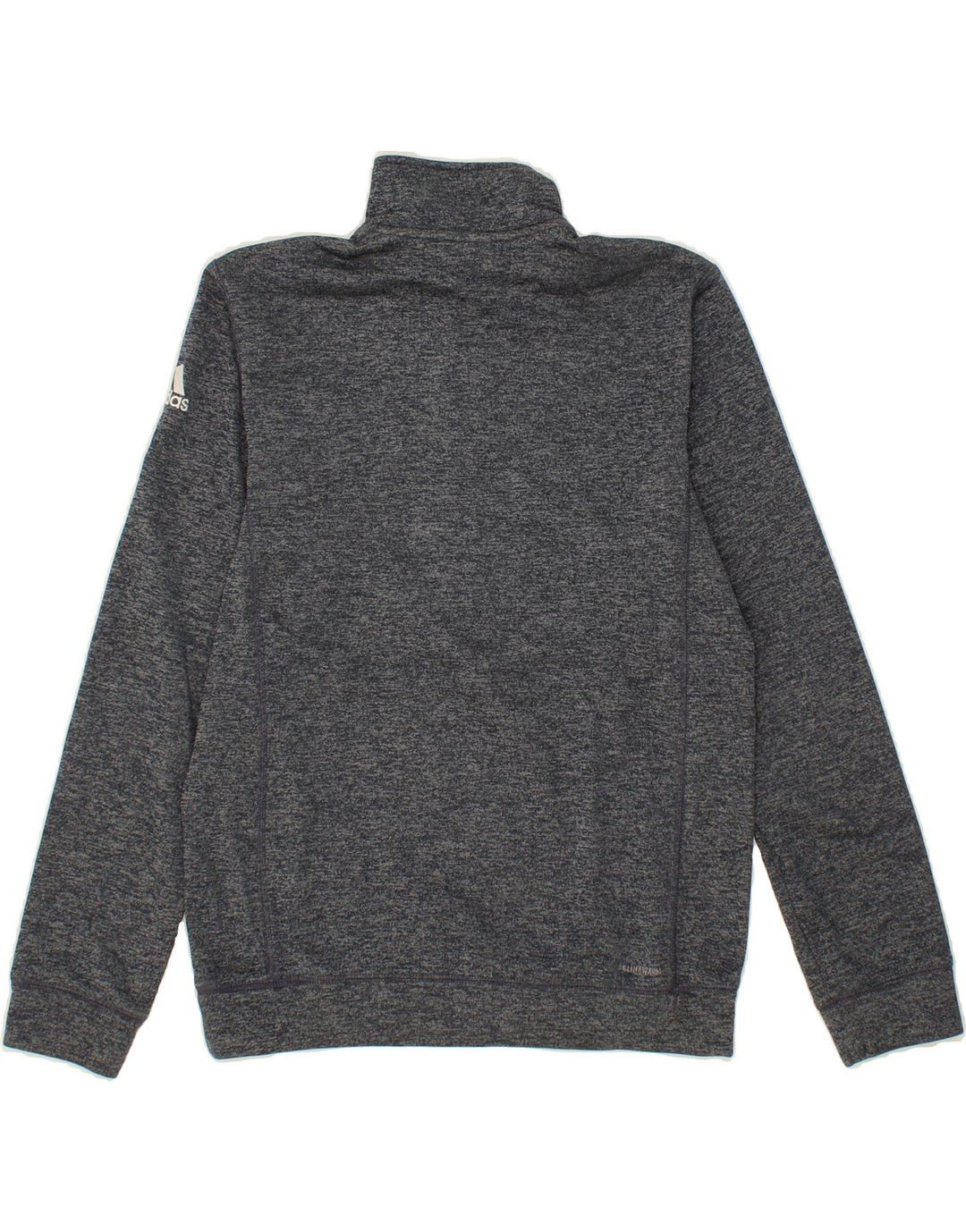 ADIDAS Mens Delaware Zip Neck Sweatshirt Jumper Small Navy Blue Polyester Vintage Adidas and Second-Hand Adidas from Messina Hembry 