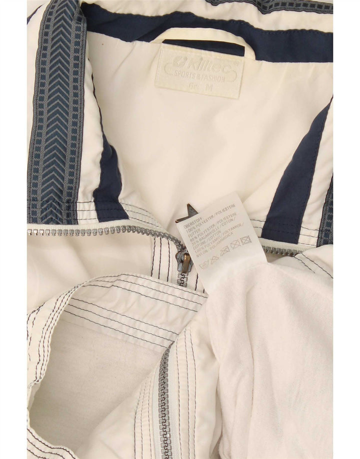 Killtec Herre Gilet UK 38 Medium hvid stribet polyester