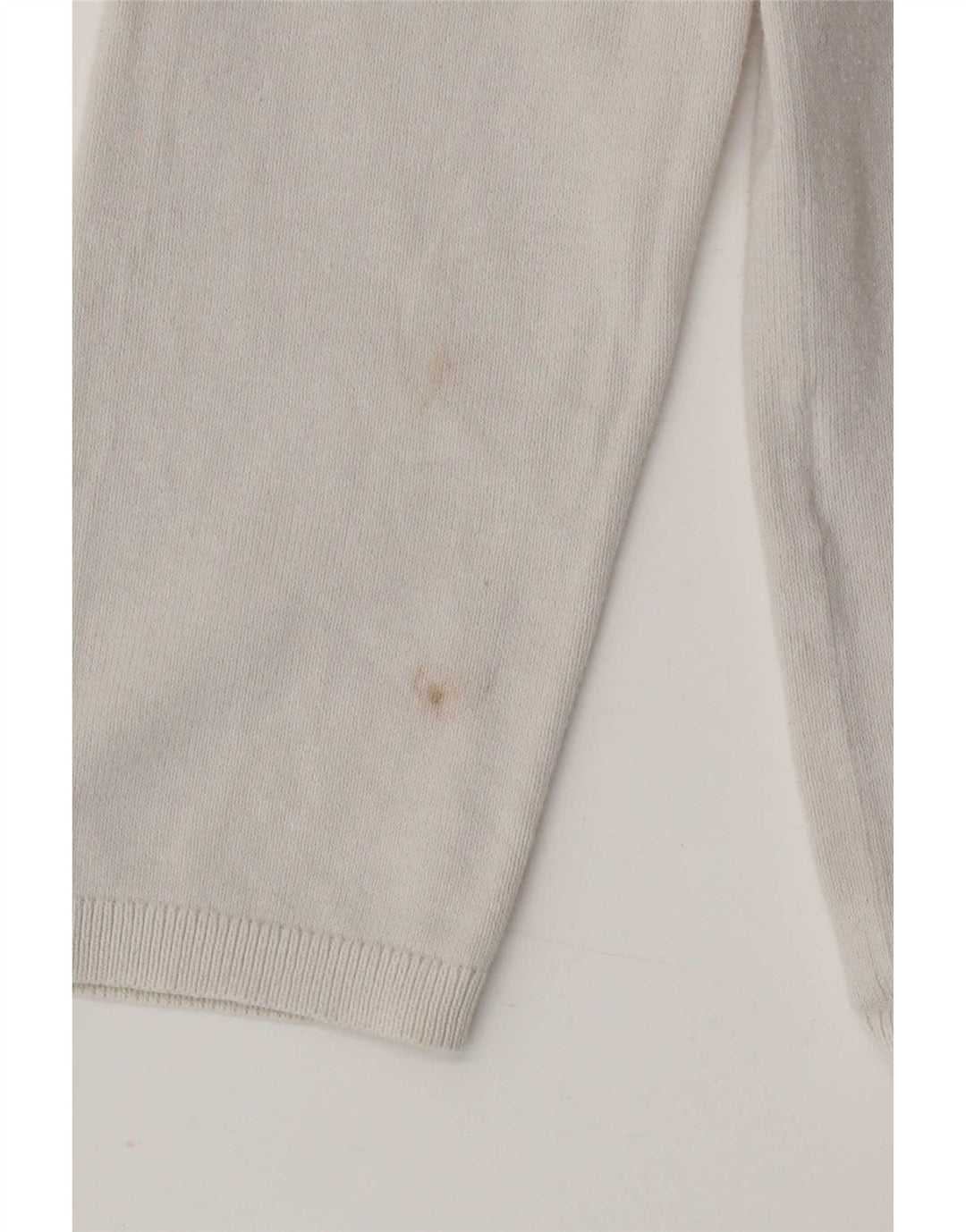 Tommy Hilfiger Dame V-hals sweater UK 14 Medium White