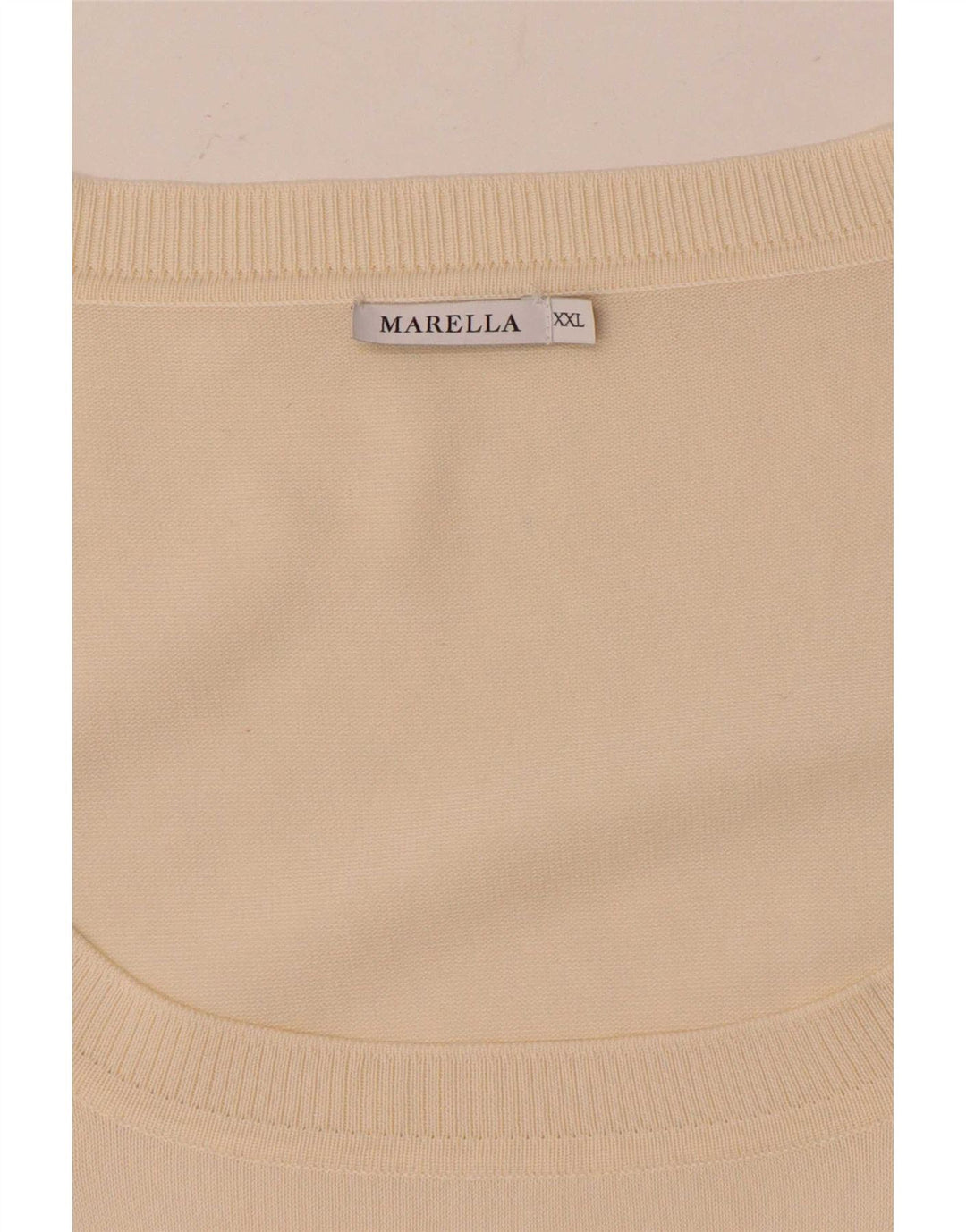 Marella Dame Top 3/4 ærmer UK 20 2XL Off White