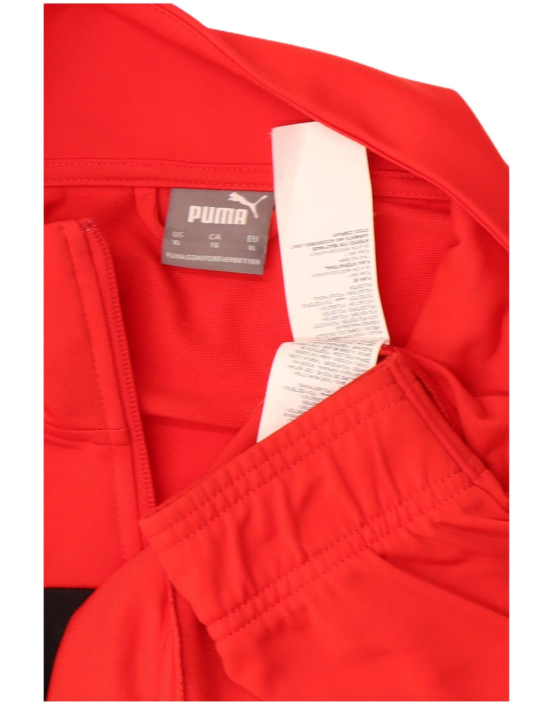 PUMA Træningsdragt til mænd Topjakke XL Rød Colourblock Polyester