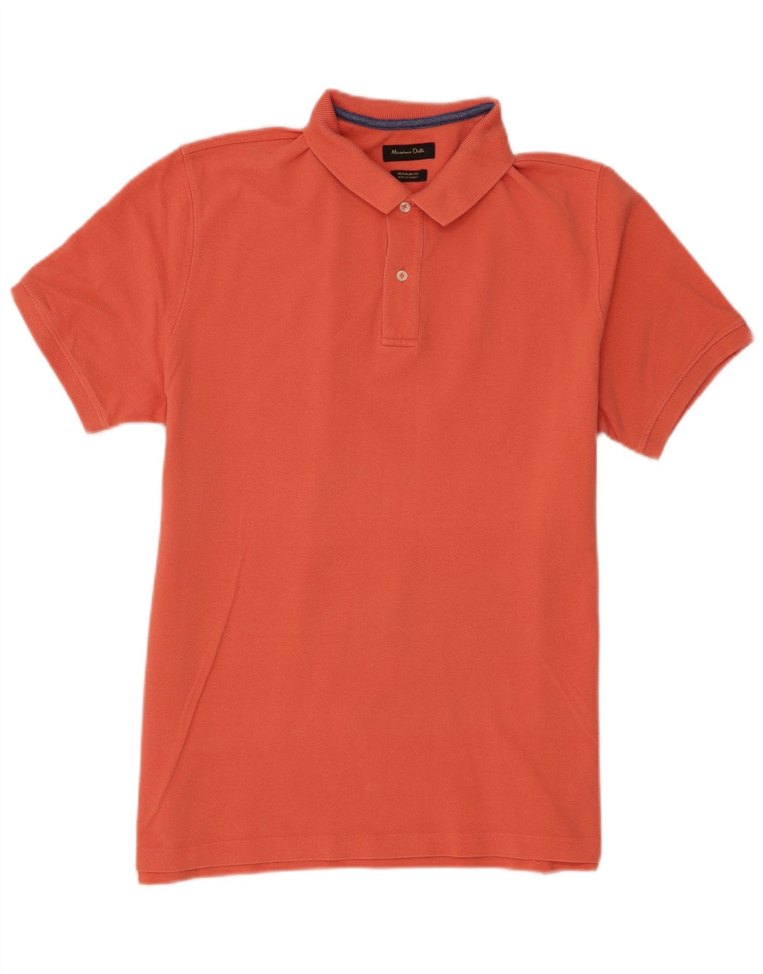 Massimo Dutti Herre Regular Fit Polo Shirt XL Orange