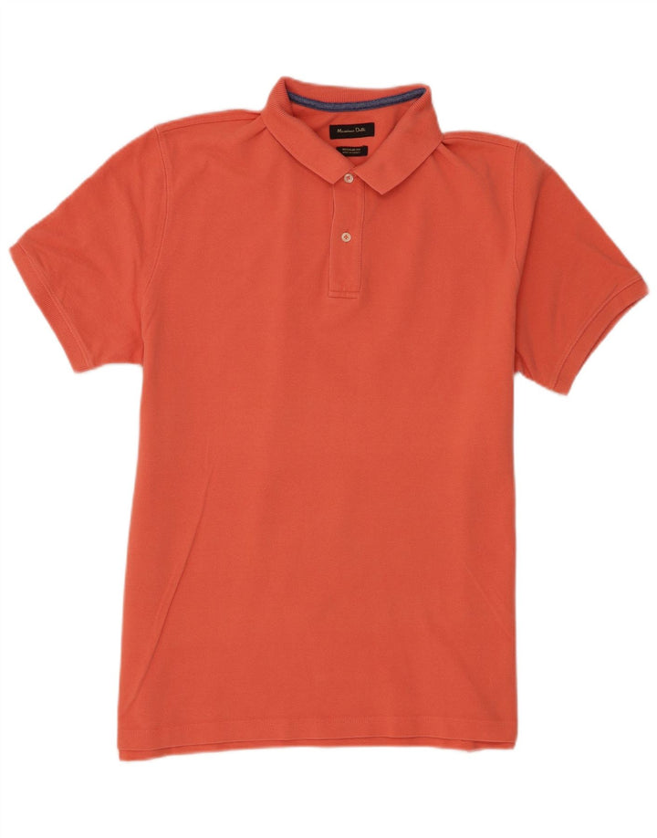 Massimo Dutti Herre Regular Fit Polo Shirt XL Orange