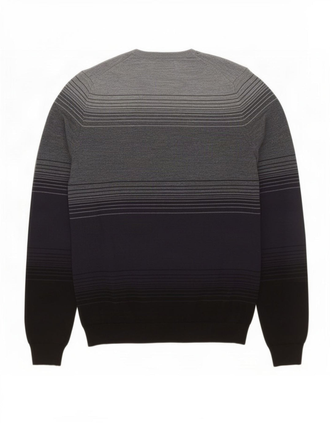 Marks & Spencer Herre sweater med rund hals, medium marineblå farveblok