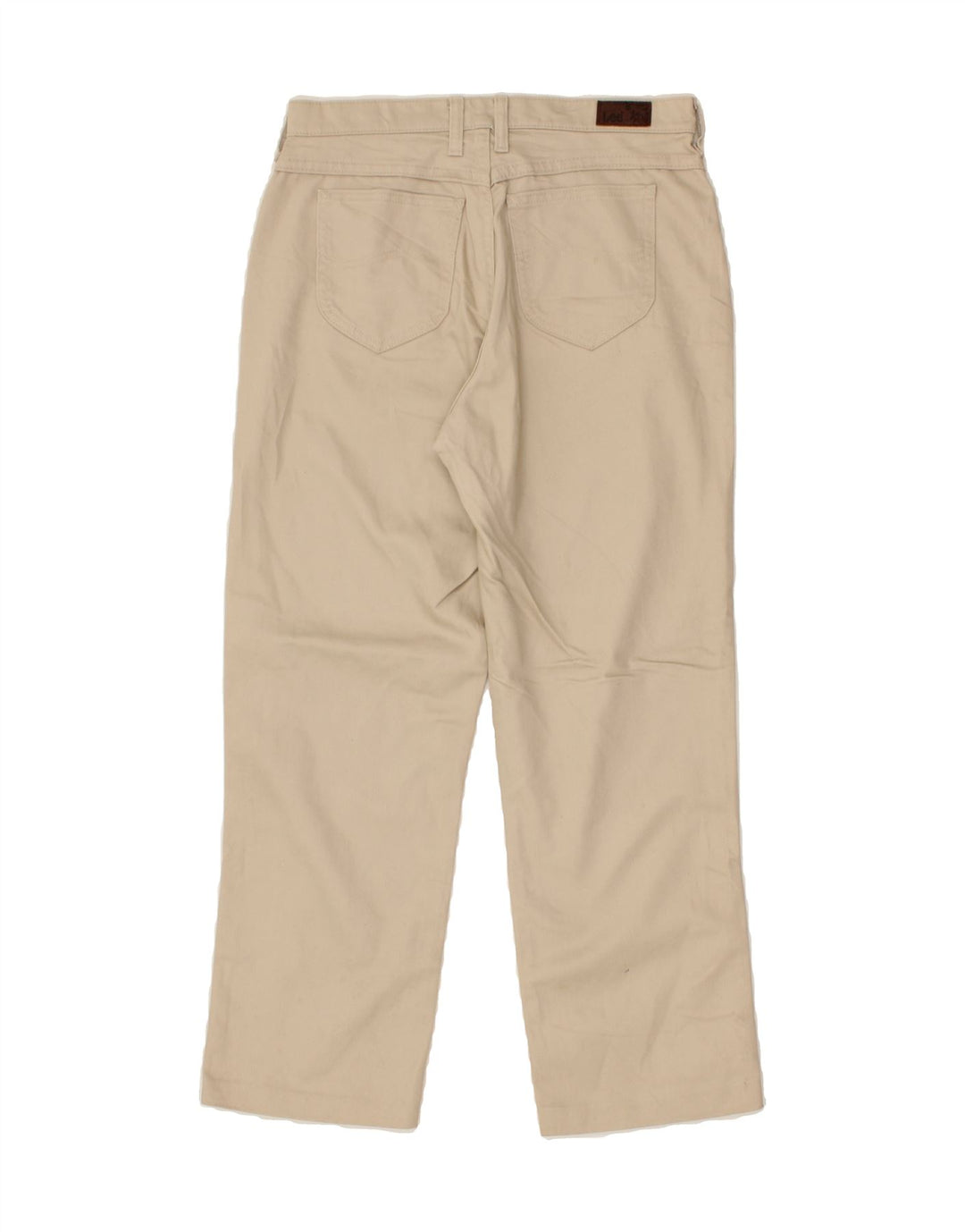 LEE Womens Relaxed Straight Casual Trousers US 8 Medium W32 L28 Beige Vintage Lee and Second-Hand Lee from Messina Hembry 