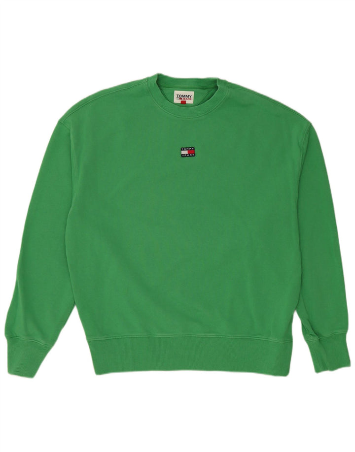 Tommy Hilfiger Herre Sweatshirt Jumper Lille Grøn Bomuld