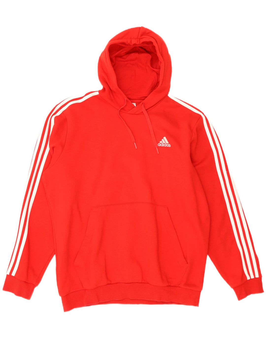 Adidas Herre hættetrøje Jumper XL Rød Polyester