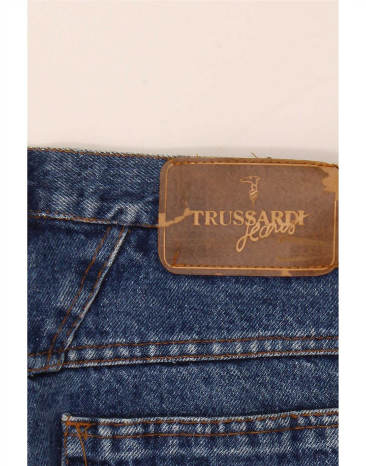 Trussardi koniske jeans til kvinder W30 L29 Blå
