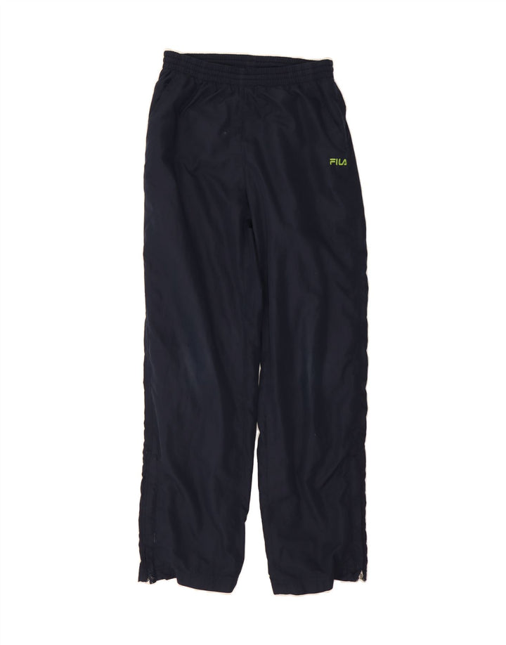 FILA Mens Tracksuit Trousers Small  Navy Blue Polyester Vintage Fila and Second-Hand Fila from Messina Hembry 