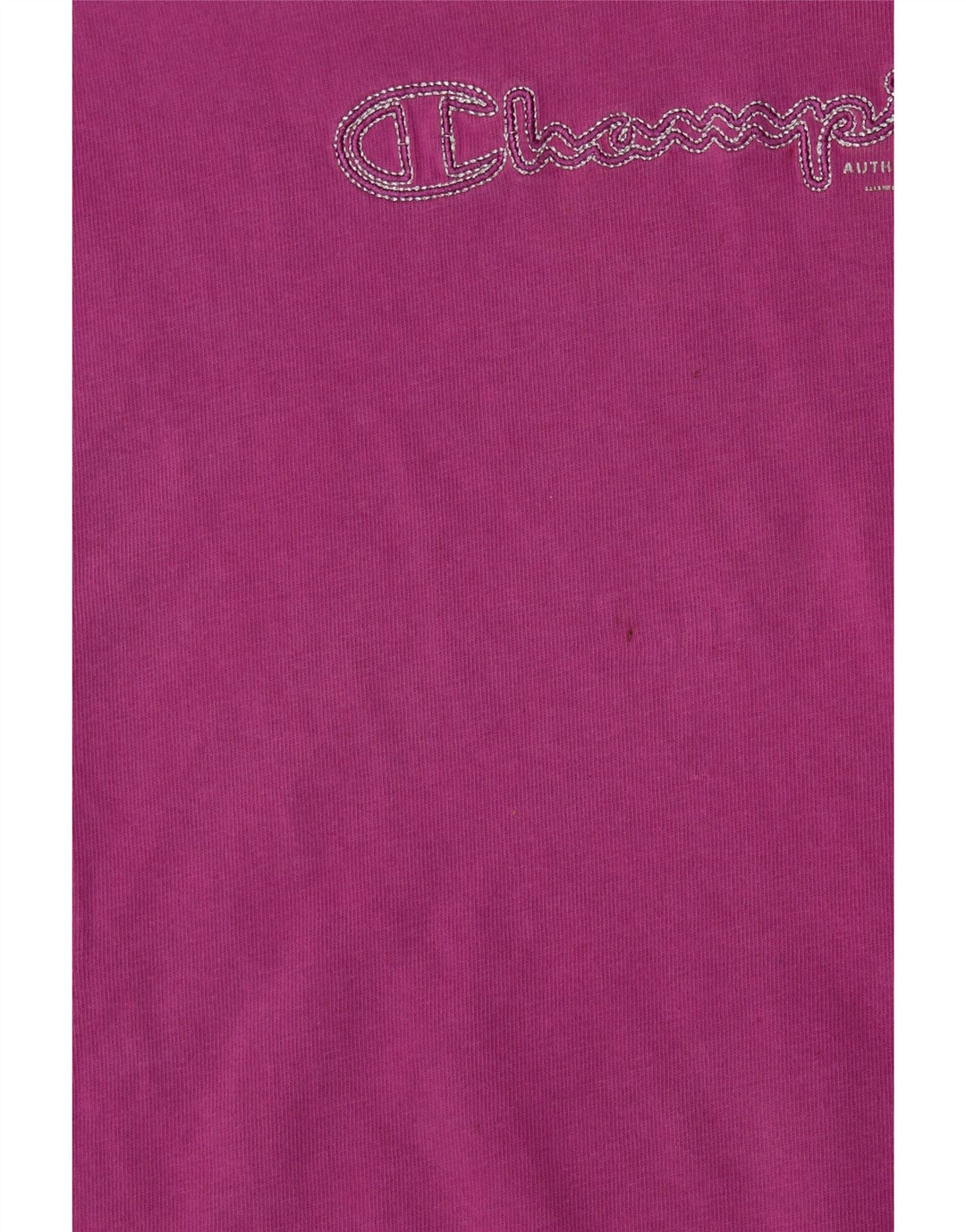 CHAMPION Dame grafisk T-shirt Top UK 12 Medium Pink