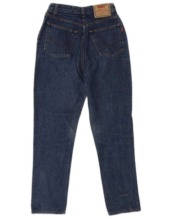 Romano Dame Højtaljede Slim Jeans W28 L27 Blå Bomuld