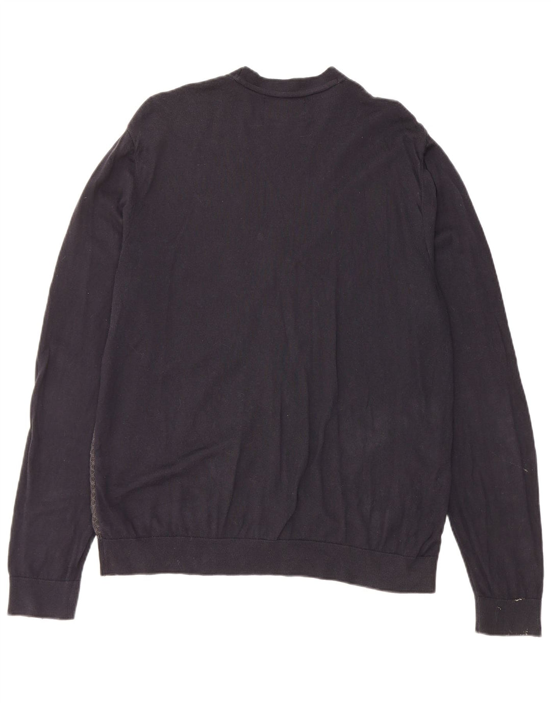 Marks & Spencer herre skræddersyet pasform cardigan sweater stor marineblå