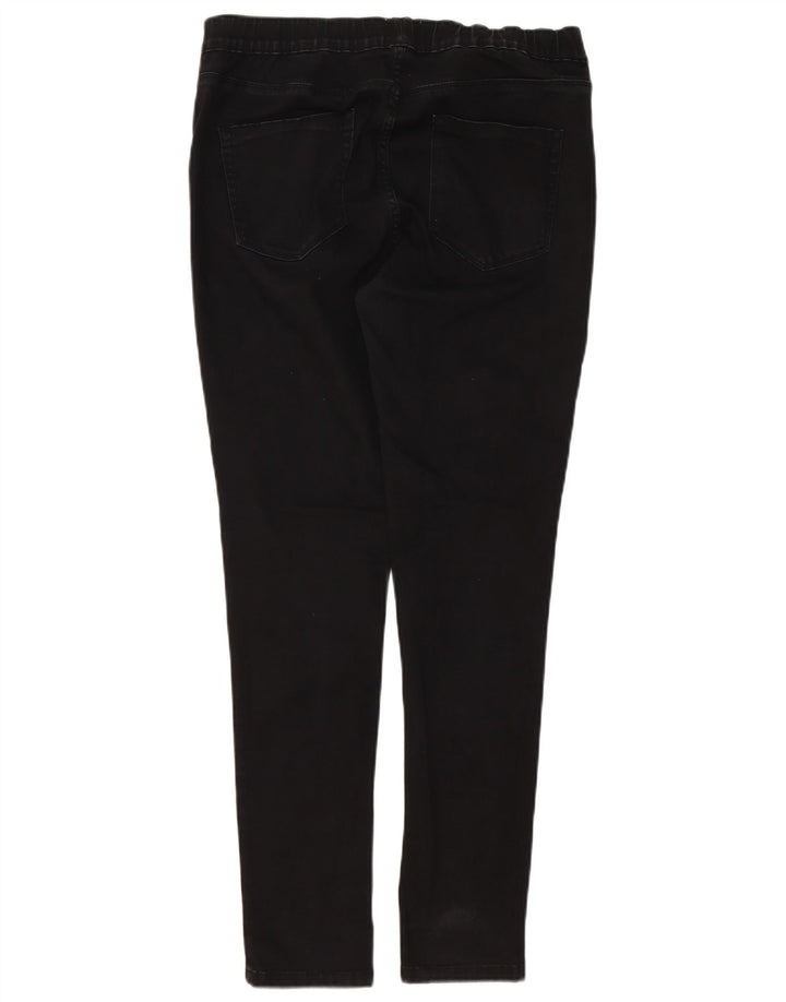 White Stuff Dame Jegging Jeans UK 16 Large W34 L30 Black Bomuld
