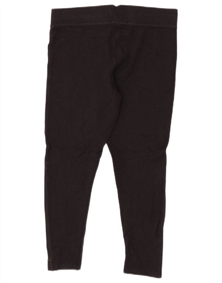 Topshop Dame Capri Leggings UK 12 Medium Sort Viscose