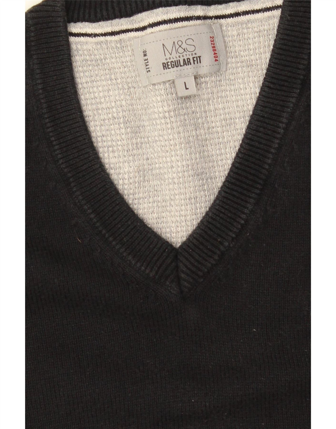 MARKS & SPENCER Herre Regular Fit Vest Tank Top Stor Sort
