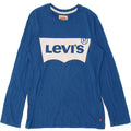 LEVI'S Boys Graphic Top Long Sleeve 13-14 Years Blue Vintage Levi's and Second-Hand Levi's from Messina Hembry 