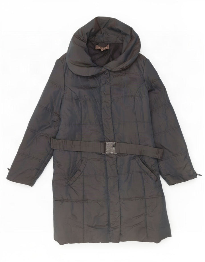 Marks & Spencer Dame Portfolio Polstret Frakke UK 22 3XL Navy Blue Polyamide