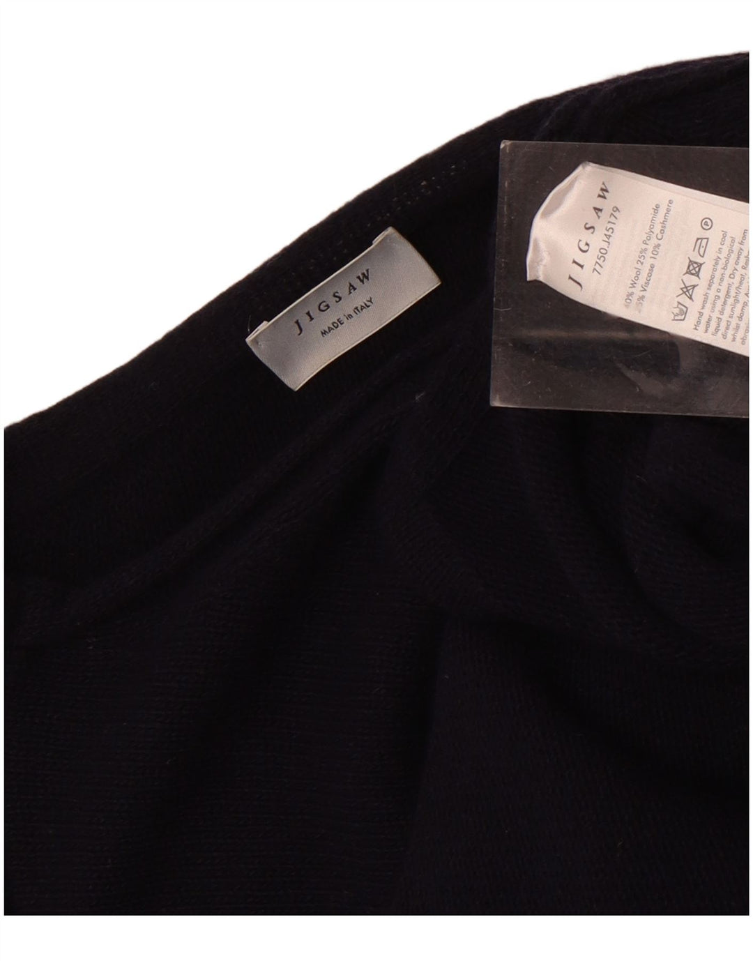 Jigsaw Dame Poncho Jumper One Size Marineblå Uld