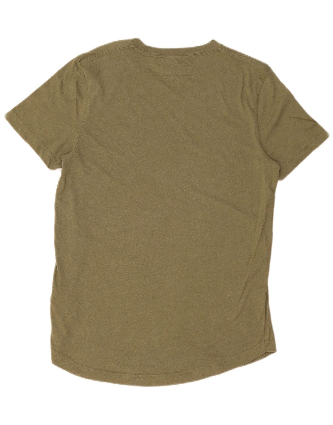 ABERCROMBIE & FITCH Herre T-shirt Top Medium Khaki Bomuld