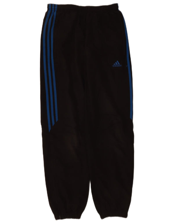 Adidas Drenge Træningsdragt Bukser Joggers 12-13 År Sort Polyester