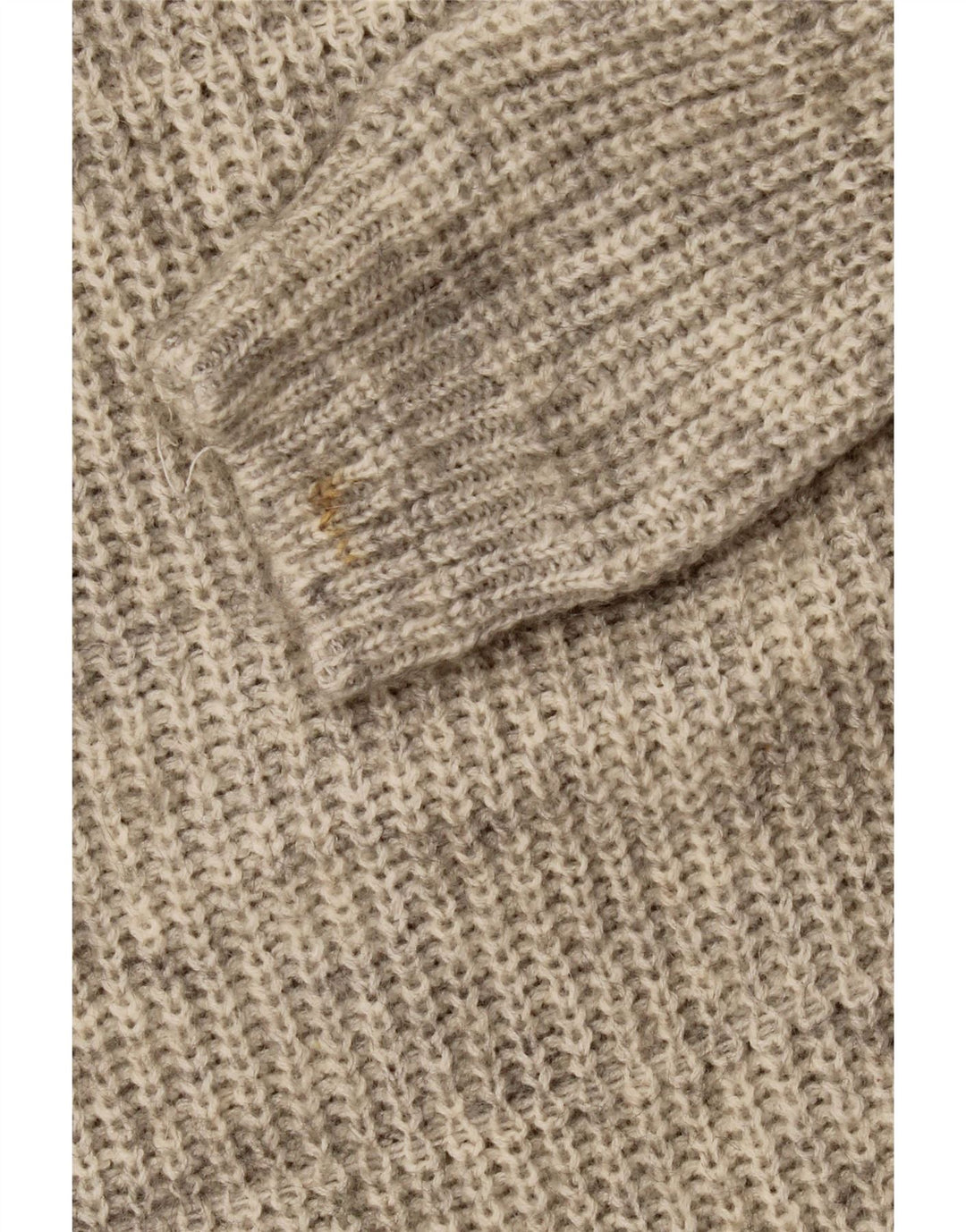 Vintage Dame Longline Jumper Sweater UK 14 Medium Grey