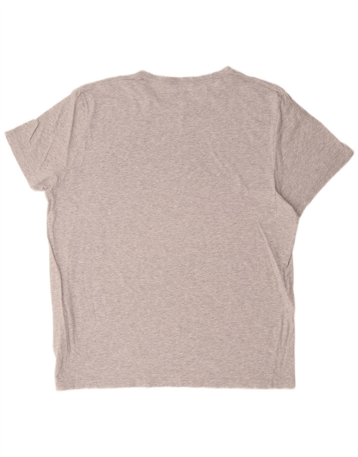 Puma Herre Grafisk T-Shirt Top 2XL Grå Bomuld