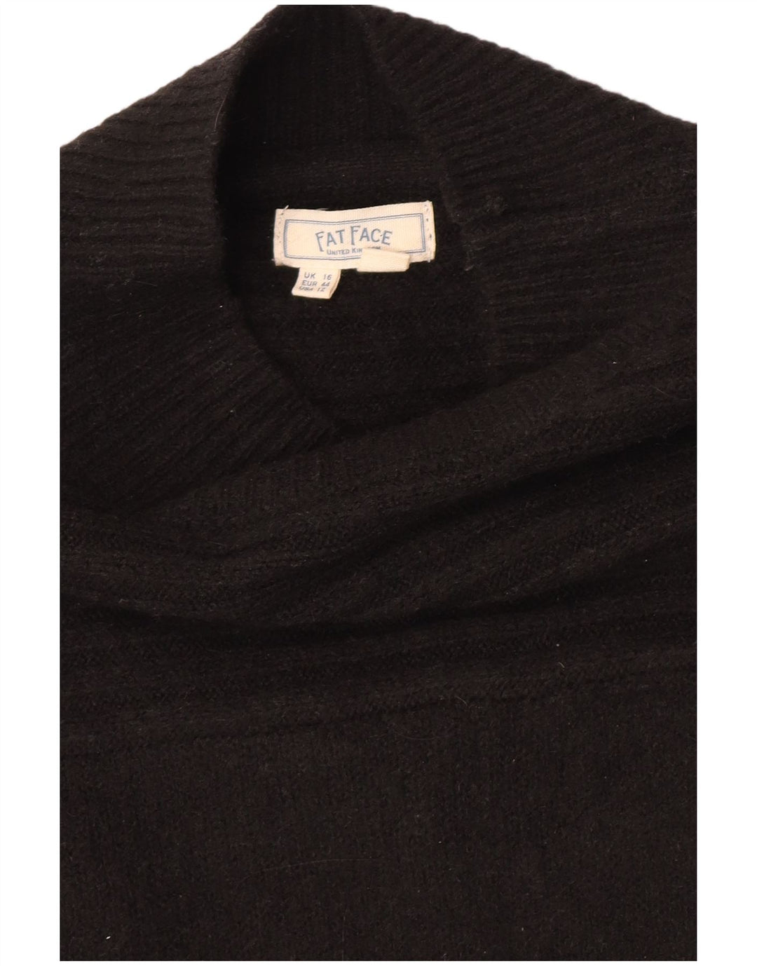 Fat Face Dame Jumper Dress UK 16 Large Black