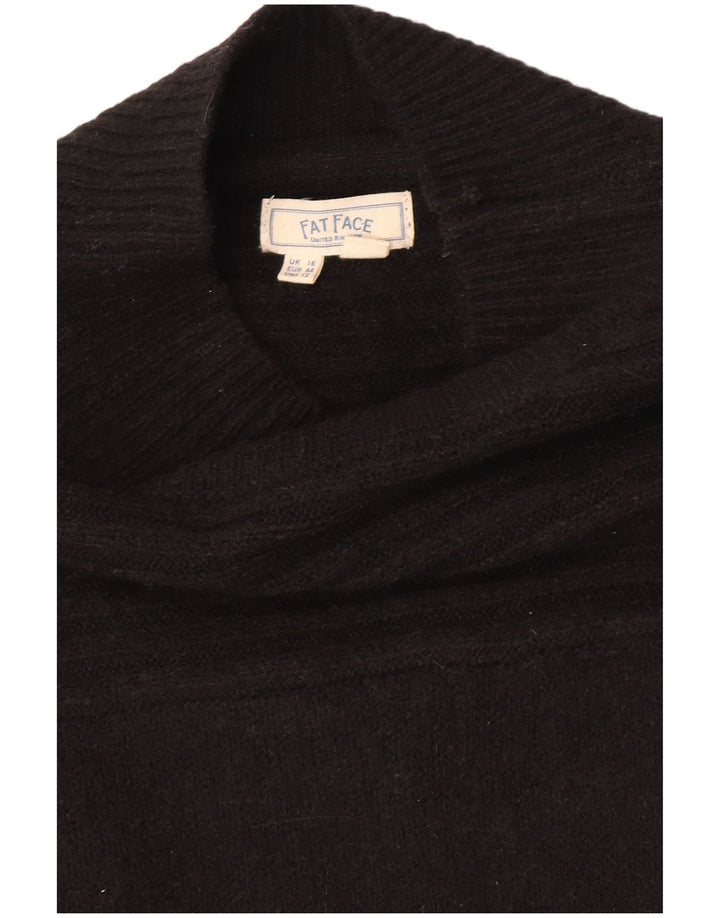 Fat Face Dame Jumper Dress UK 16 Large Black