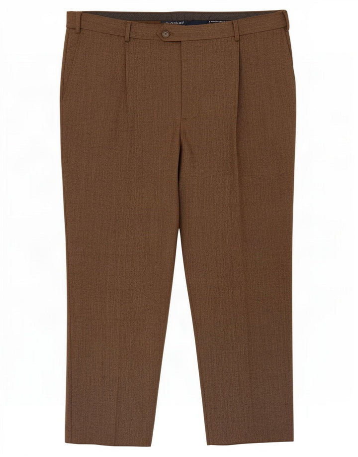 Marks & Spencer Herre Regular Fit Suit Bukser W40 L29 Beige sildeben