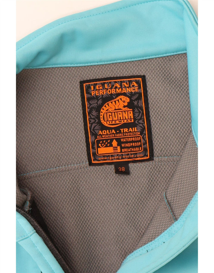 Iguana Dame Windbreaker Jacket EU 38 Medium Blue Polyester