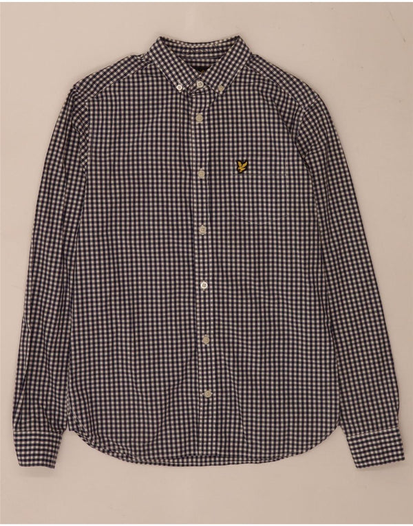Lyle & Scott Herreskjorte XS Blue Gingham Cotton