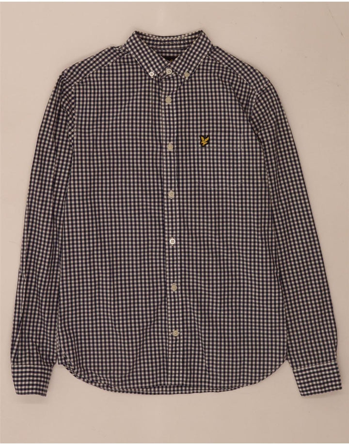Lyle & Scott Herreskjorte XS Blue Gingham Cotton