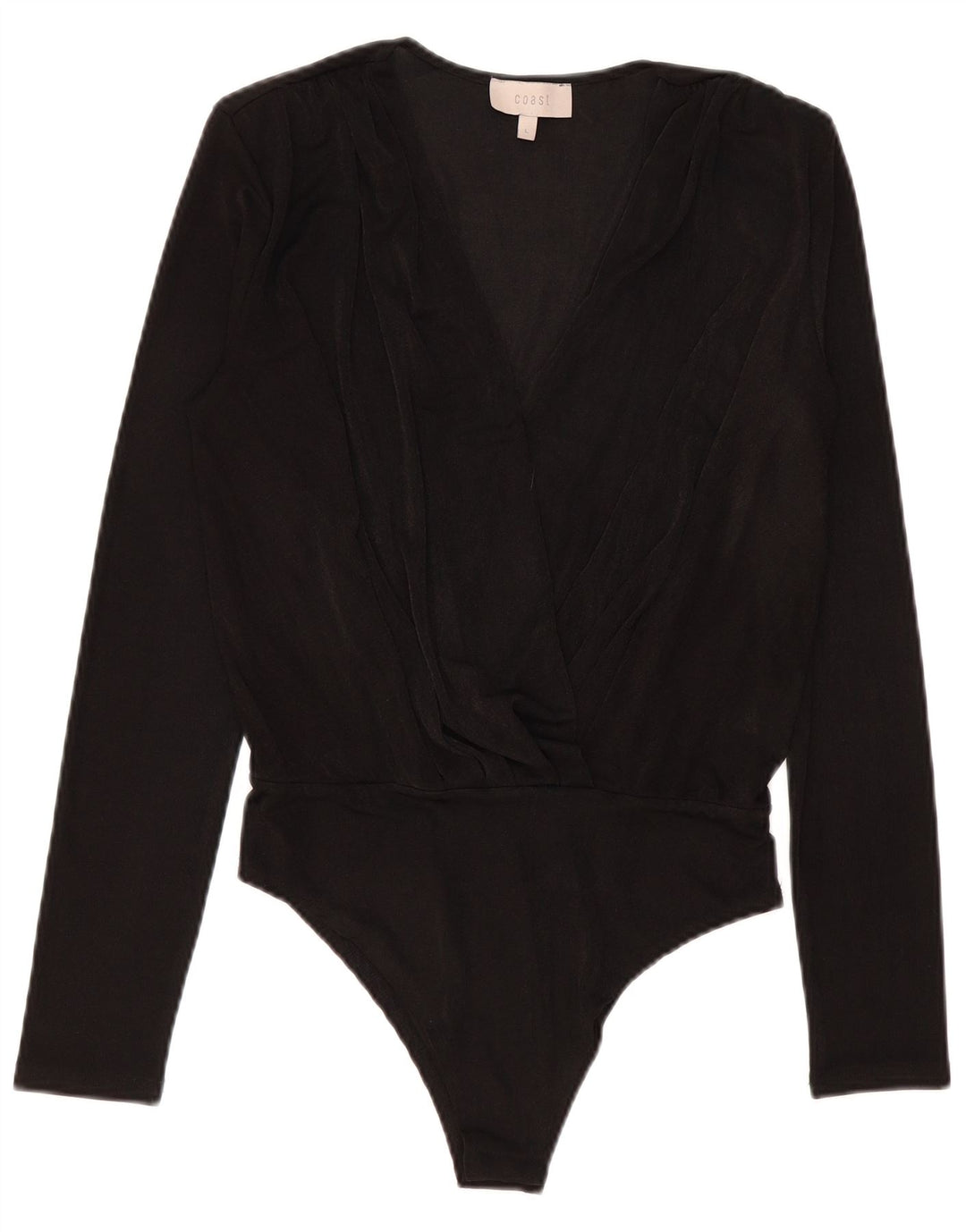 Coast langærmet bodysuit til kvinder UK 14 Stor sort polyester