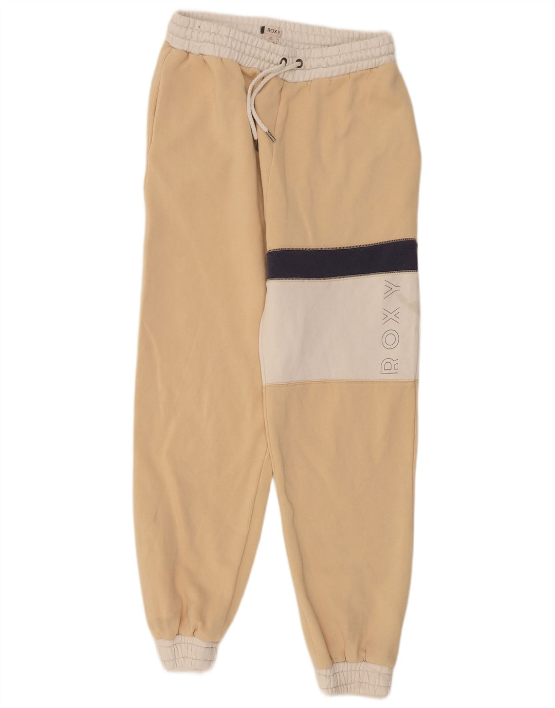 Roxy Herre grafisk træningsdragt Bukser Joggers Large Beige Colourblock