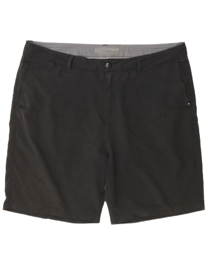 Quiksilver Chino Shorts til mænd W38 XL Sort Polyester