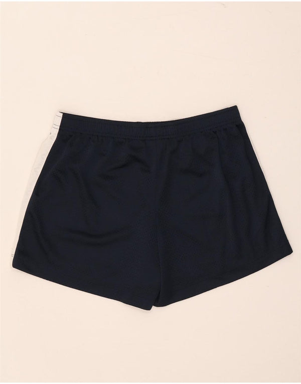 Nike sportsshorts til kvinder US 12/14 Large Navy Blue Colourblock Polyester
