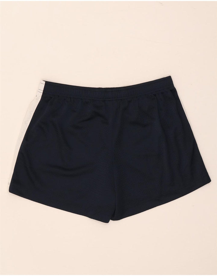 Nike sportsshorts til kvinder US 12/14 Large Navy Blue Colourblock Polyester