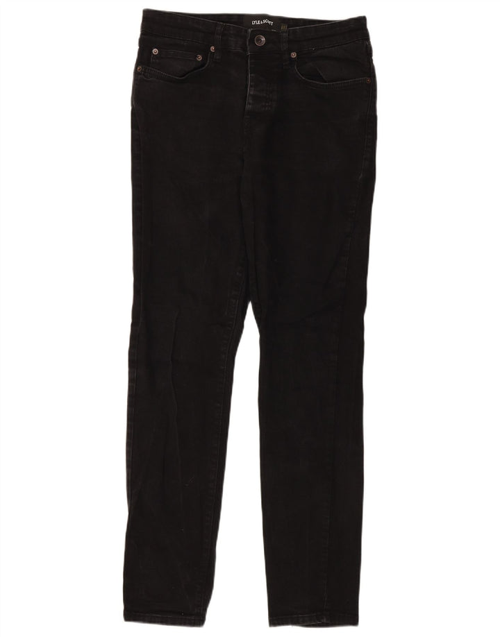 LYLE & SCOTT Slim Jeans til mænd W32 L32 Sort bomuld