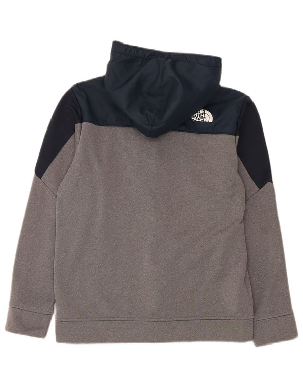 The North Face Boys Hættetrøje med lynlås 11-12 år Large Grå Colourblock