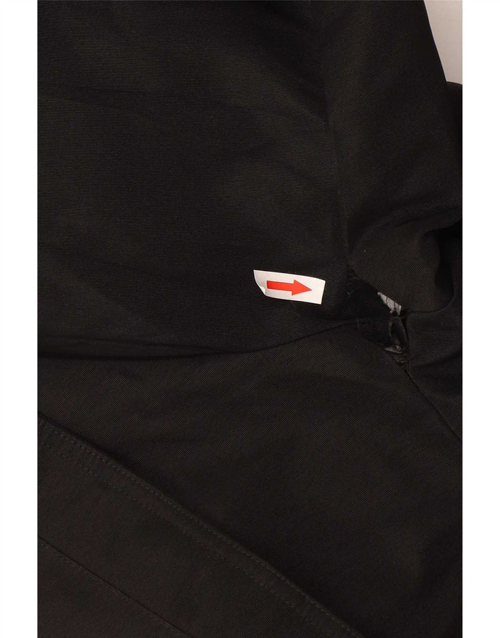 Jack & Jones Herre Hooded Parka Jacket UK 40 Large Black Polyester