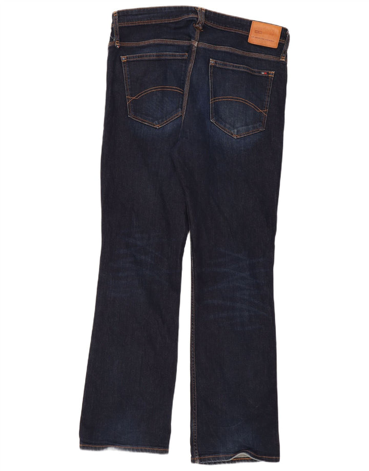 Tommy Hilfiger Herre Bootcut Jeans W38 L34 Marineblå Bomuld