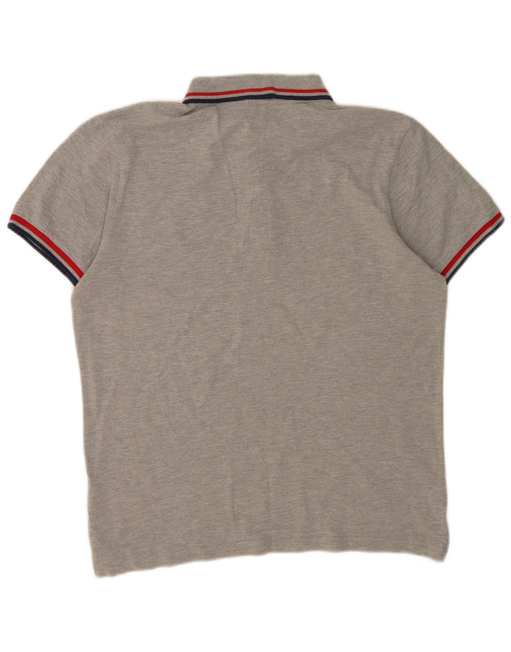 Fila herre poloshirt mellemgrå bomuld