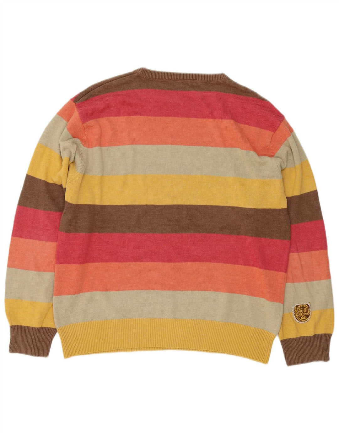 Quiksilver Herre Boat Neck Jumper Sweater Medium Flerfarvet Stribet