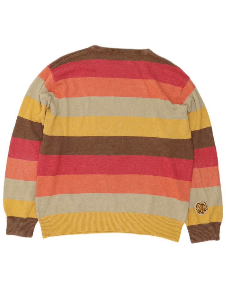 Quiksilver Herre Boat Neck Jumper Sweater Medium Flerfarvet Stribet